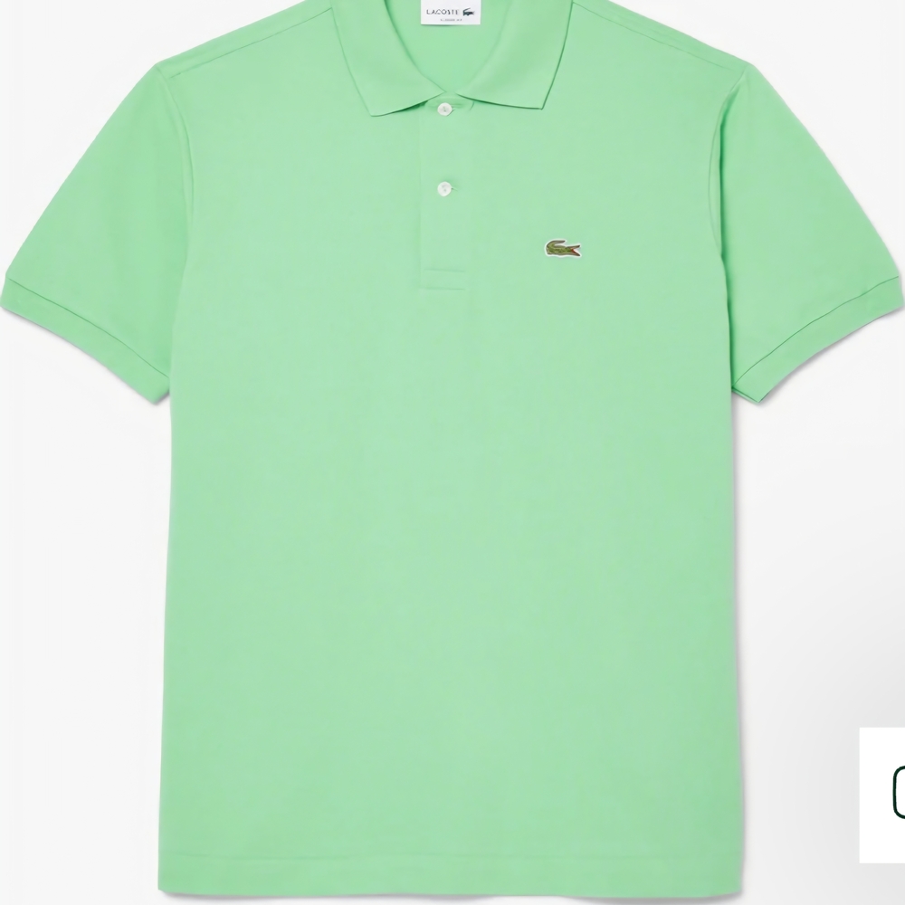 Lacoste Men's Light Lime Green Short-Sleeve Polo